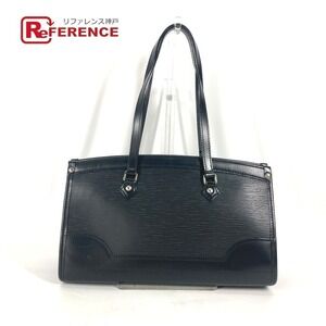 Louis Vuitton Epi Madeleine Shoulder Bag Leather Noir Black
